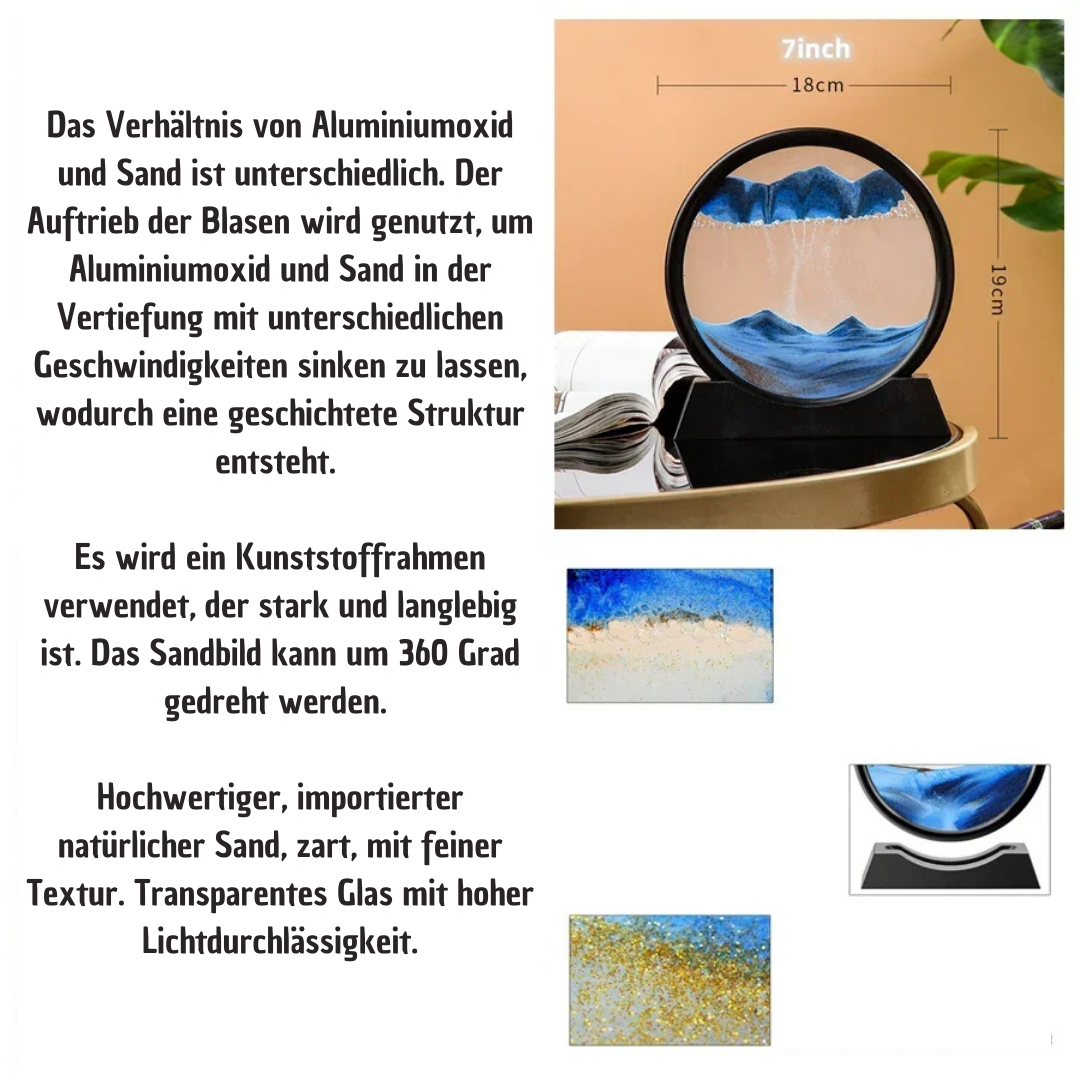 Bewegliches Sandkunstbild