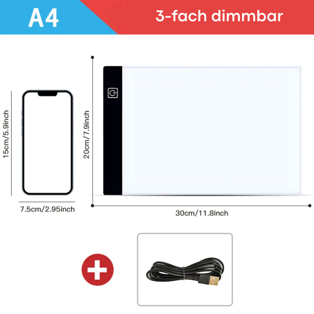 Dimmbare LED-Zeichenmatte