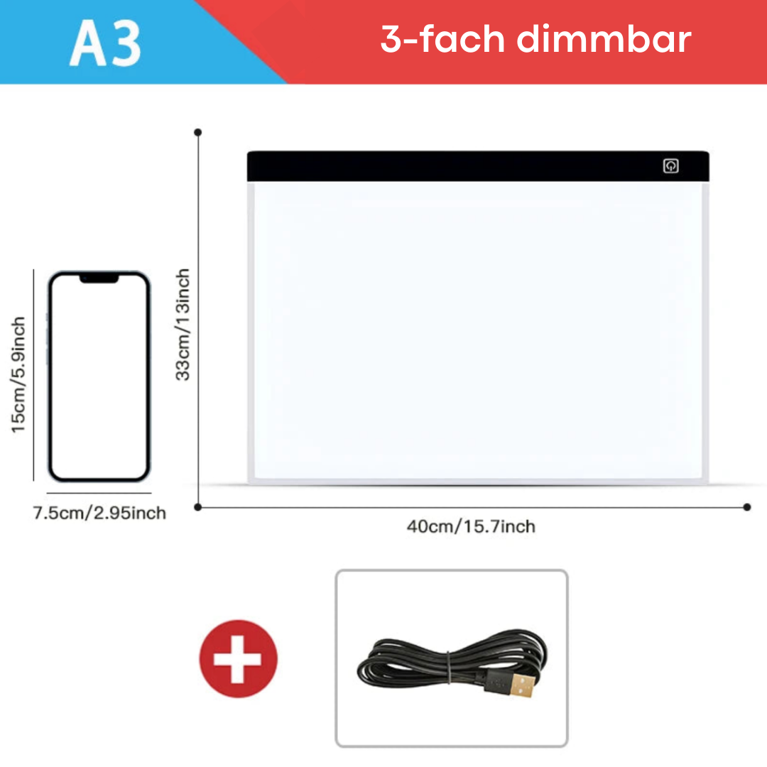 Dimmbare LED-Zeichenmatte